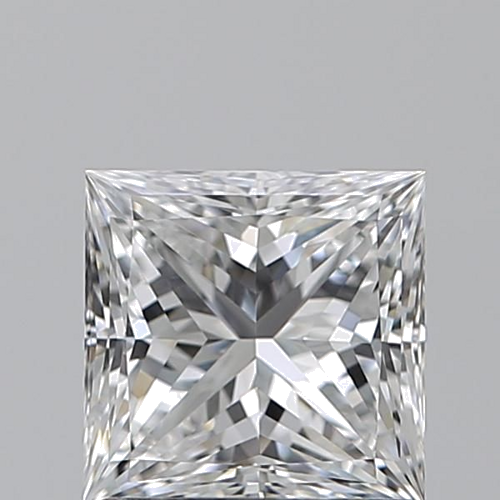 1.04 carat D-VVS1 Natūralus Princess Deimantas (1)