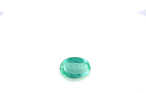 0.43 carat GREEN Oval Smaragdas (1)