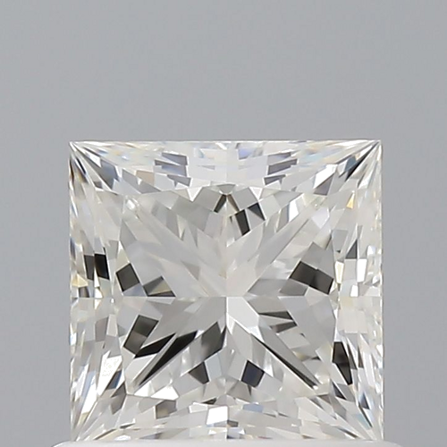0.7 carat H-VVS2 Natūralus Princess Deimantas (1)