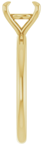 Sužadėtuvių Žiedas „Claw-Prong Solitaire“ 14k yellow gold Round 8mm (4)