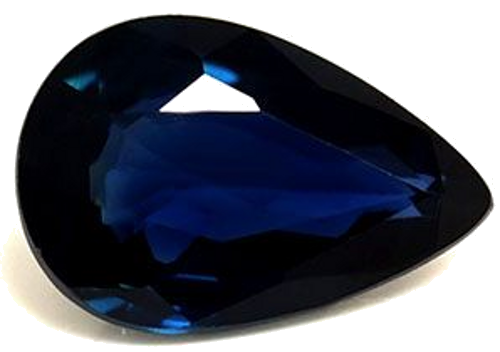0.48 carat BLUE Pear Safyras (1)