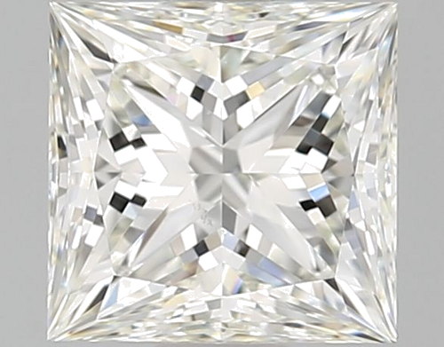 1.02 carat I-SI1 Natūralus Princess Deimantas (1)