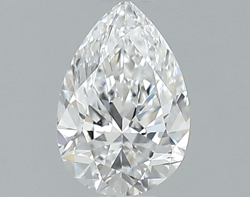 0.54 carat E-VS2 Natūralus Pear Deimantas (1)