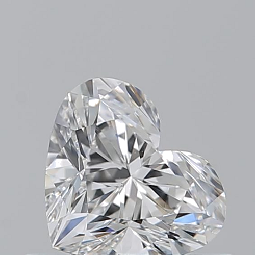 0.56 carat F-VS2 Natūralus Heart Deimantas (1)
