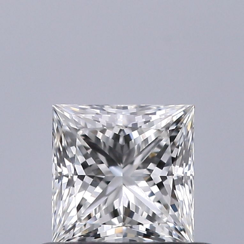 0.5 carat G-VVS2 Natūralus Princess Deimantas (1)