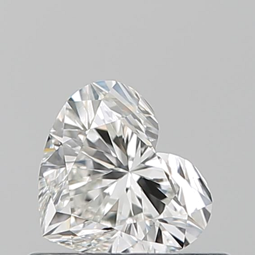 0.5 carat I-VVS2 Natūralus Heart Deimantas (1)