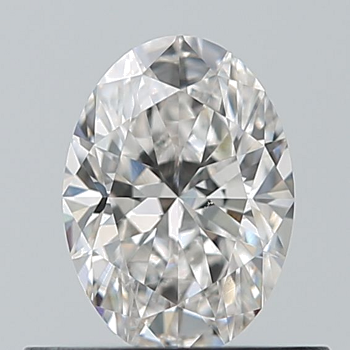 0.5 carat G-VS2 Natūralus Oval Deimantas (1)