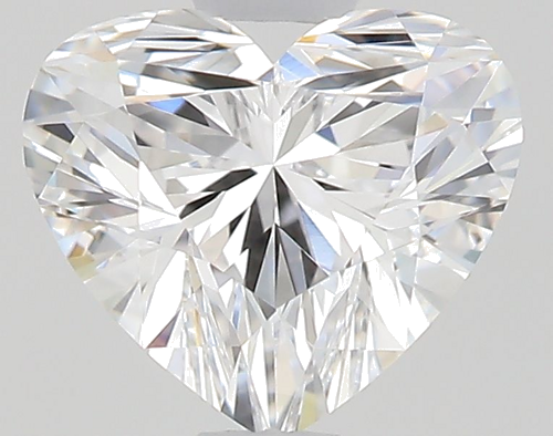 0.5 carat D-VVS2 Natūralus Heart Deimantas (1)