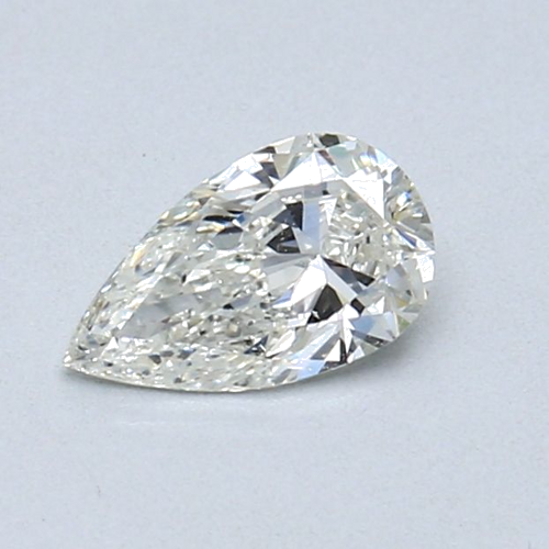 0.42 carat I-SI2 Natūralus Pear Deimantas (1)