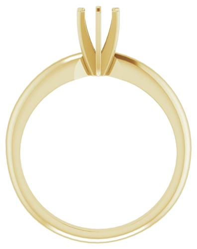 Sužadėtuvių Žiedas „Light Solitaire“ 585 Geltonojo Aukso Round 4mm x 4.1mm (2)