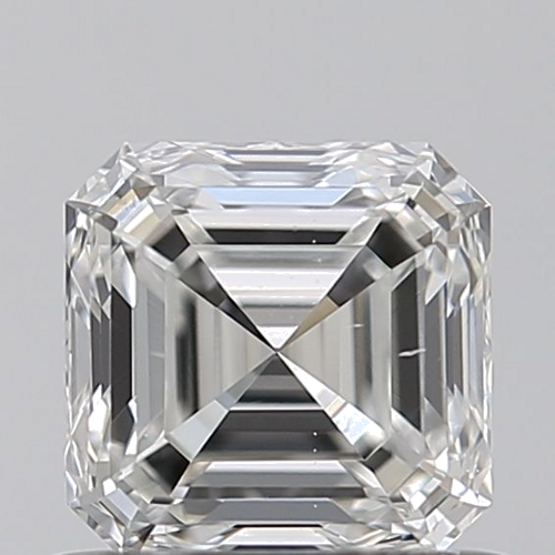 0.62 carat G-VS2 Natūralus Asscher Deimantas (1)