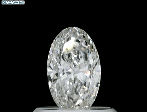 0.5 carat G-VS2 Natūralus Oval Deimantas (1)
