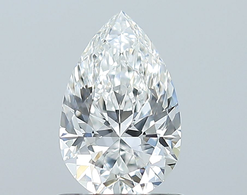 0.91 carat F-VVS1 Natūralus Pear Deimantas (1)