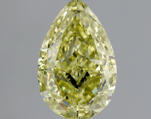 0.7 carat Faint Blueish Gray-IF Natūralus Pear Deimantas (1)