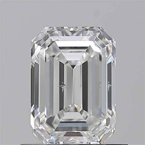 0.9 carat F-VS2 Natūralus Emerald Deimantas (1)
