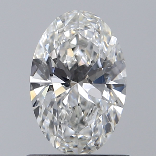 0.8 carat F-SI2 Natūralus Oval Deimantas (1)