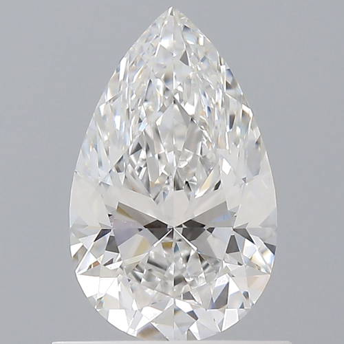 0.9 carat E-VS2 Natūralus Pear Deimantas (1)