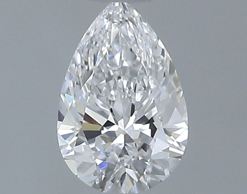 0.32 carat D-VS2 Natūralus Pear Deimantas (1)