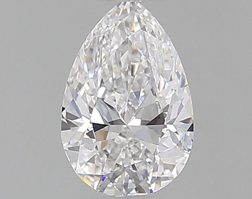 0.3 carat D-VVS2 Natūralus Pear Deimantas (1)