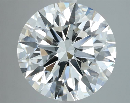 5.08 carat I-SI2 Excellent cut Natūralus Round Deimantas (1)