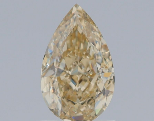 1.0 carat Fancy Brownish Yellow-SI1 Natūralus Pear Deimantas (1)