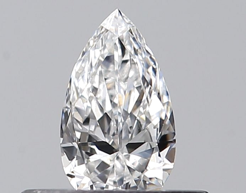 0.26 carat E-VVS2 Natūralus Pear Deimantas (1)