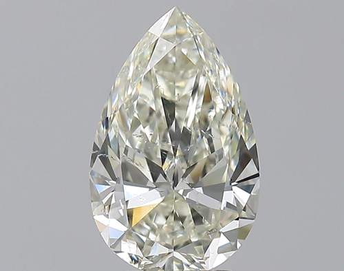 3.01 carat K-SI2 Natūralus Pear Deimantas (1)