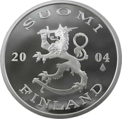 1 kg Bear, Wolverine, Wolf, Lynx 2004 Finland silver medal (2)
