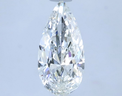 0.7 carat I-VS2 Natūralus Pear Deimantas (1)