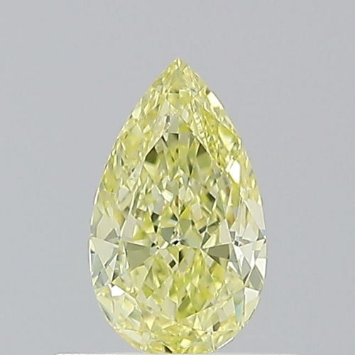 0.56 carat Fancy Intense Yellow-VVS1 Natūralus Pear Deimantas (1)