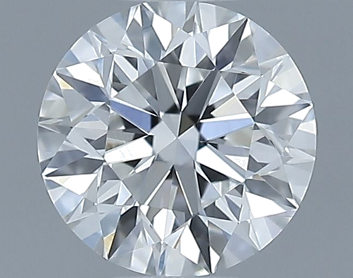 0.5 carat F-VVS2 Excellent cut Natūralus Round Deimantas (1)