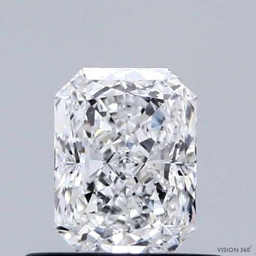 0.54 carat D-SI1 Natūralus Radiant Deimantas (1)