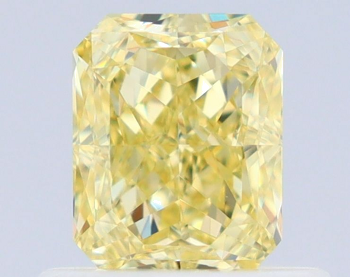 0.65 carat Fancy Yellow-VS1 Natūralus Radiant Deimantas (1)