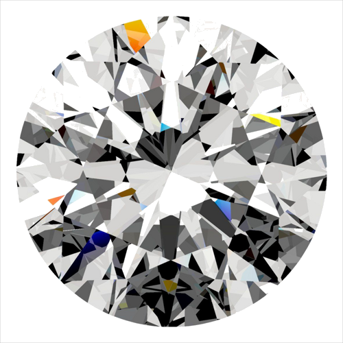 0.4 carat H-VVS1 Excellent cut Natūralus Round Deimantas (1)
