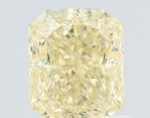 1.03 carat Fancy Light Yellow-VVS1 Natūralus Radiant Deimantas (1)