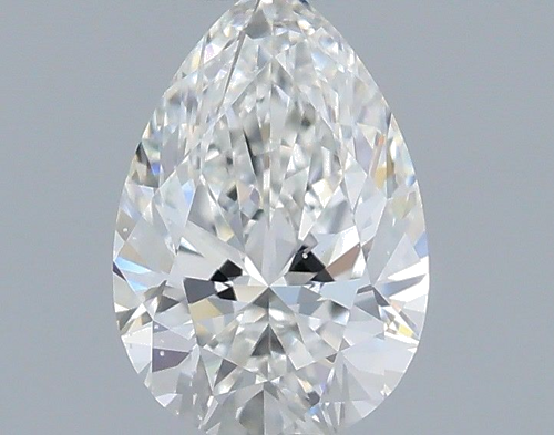 0.5 carat F-SI1 Natūralus Pear Deimantas (1)