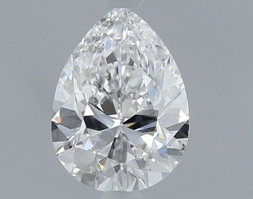 0.5 carat D-SI2 Natūralus Pear Deimantas (1)