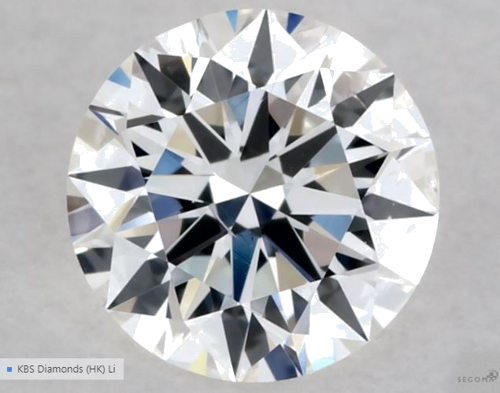 0.4 carat G-SI1 Excellent cut Natūralus Round Deimantas (1)