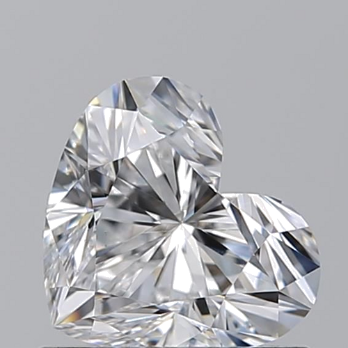 0.74 carat D-VS2 Natūralus Heart Deimantas (1)