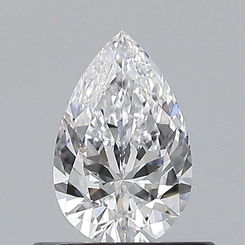 0.5 carat D-VS2 Natūralus Pear Deimantas (1)