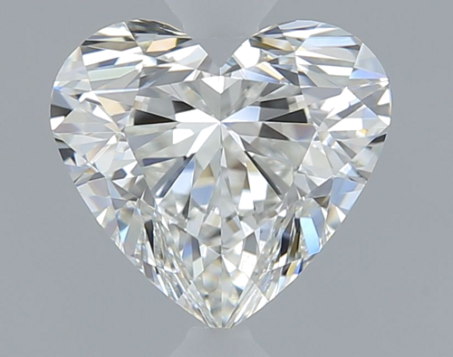 0.72 carat H-VVS2 Natūralus Heart Deimantas (1)