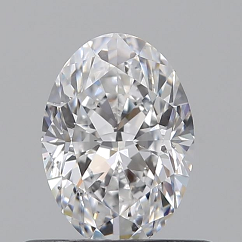 0.6 carat D-VS2 Natūralus Oval Deimantas (1)
