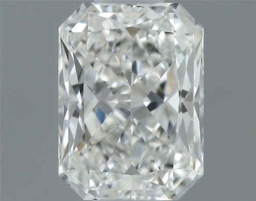 0.43 carat G-VVS2 Natūralus Radiant Deimantas (1)