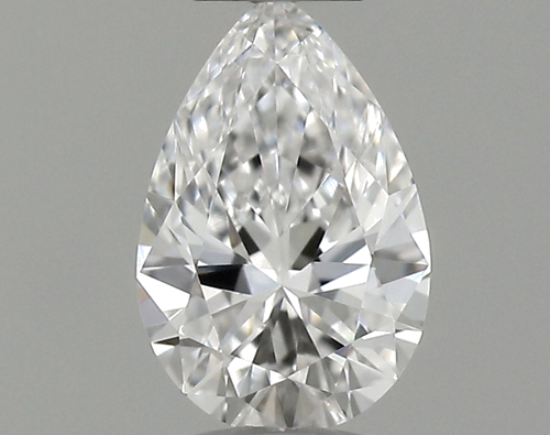 0.23 carat D-VS2 Natūralus Pear Deimantas (1)