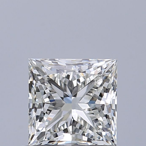 0.71 carat H-VVS1 Natūralus Princess Deimantas (1)