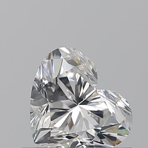0.5 carat H-VS2 Natūralus Heart Deimantas (1)