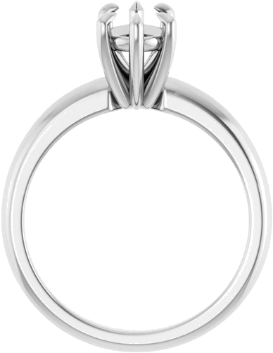 Sužadėtuvių Žiedas „Solitaire“ 585 Baltojo Aukso Pear Shape 9mm x 6mm (2)