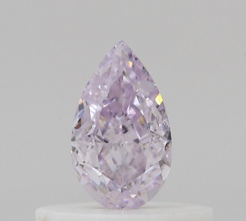 0.34 carat Fancy Light Purplish Pink-SI1 Natūralus Pear Deimantas (1)