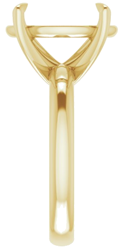 Sužadėtuvių Žiedas „Claw-Prong Solitaire“ 14k yellow gold Oval 15mm x 11mm (4)