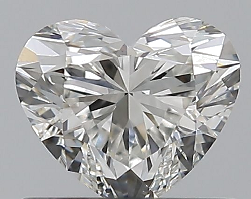 0.62 carat G-VVS2 Natūralus Heart Deimantas (1)